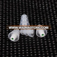 Christmas tree 3-layer good sound insulation silicone earplug with filter