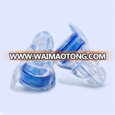 2018 New design wholesale silicone earplugs with aluminum tubes