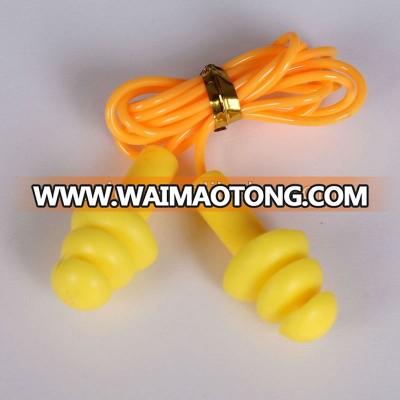 3-layer Christmas tree shaped fresh silicone earplugs/high quality hearing protection earplugs